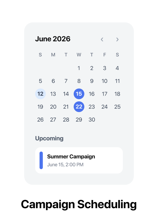 Campaign Scheduling